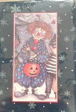 LANG and WISE  HALLOWEEN ORNAMENT 'Clowning Around' Sherri Buck Baldwin 1998 NEW