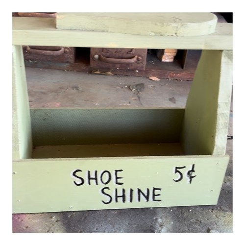 Wooden shoe shine box ~ decorative box ~ Farmhouse country decor ~ wood caddy - 第 7/7 張圖片
