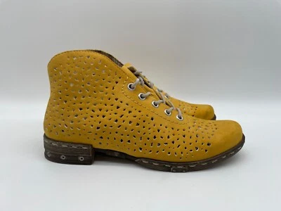 Rieker Damen Schnürstiefel Gelb EUR 37 - Bild 1 von 3