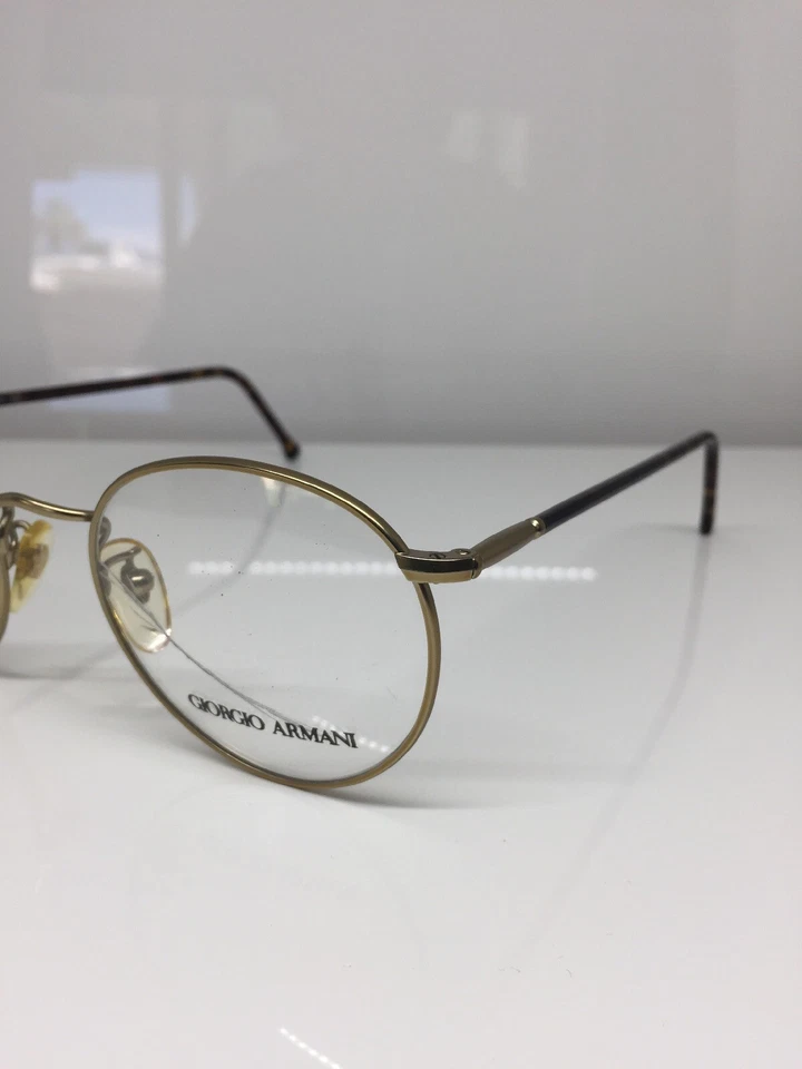 New VINTAGE Giorgio Armani 186 EYEGLASSES GA 186 C. 807 Bronze & Tortoise 51mm - Image 3 of 4