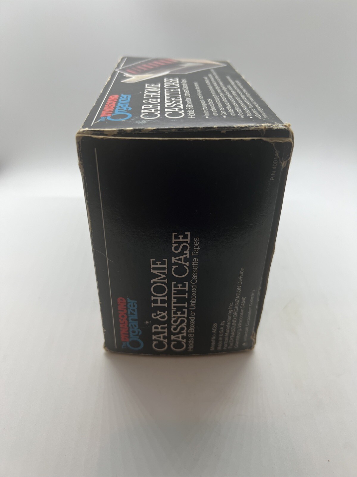 Vintage Plastic The Dynasound Organizer 8 Cassette Tape Case Music