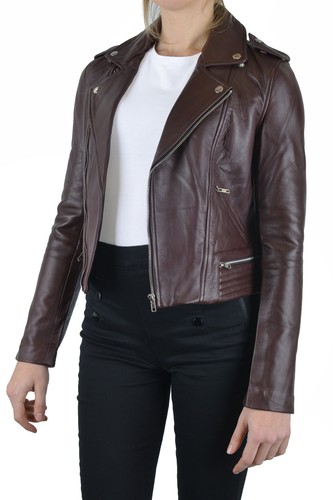 maje leather blazer