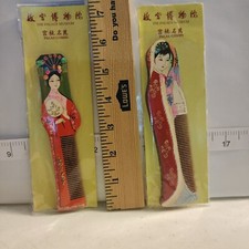 Handmade Natural Wooden Hair Comb Decoration Comb