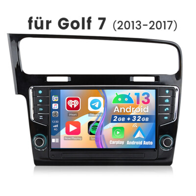 9'' Android 13.0 Apple Carplay Autoradio GPS DSP BT Für VW Golf VII MK7 2013-2017
