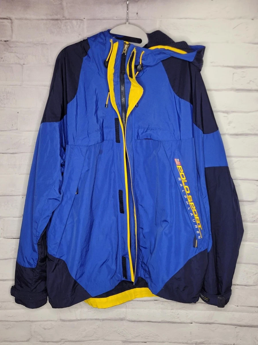 Vintage Polo Sport Ralph Lauren Zip Jacket with hood XL