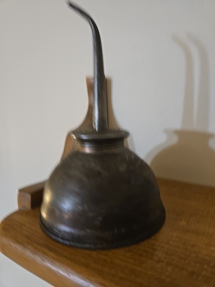 Embossed FORD Script Thumb Oiler Oil Can Antique Car Parts 1920s 1930s