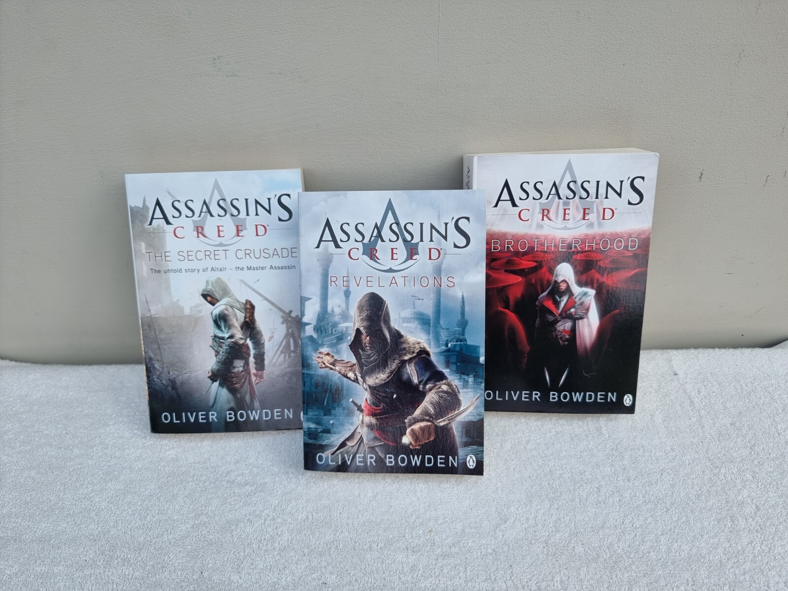 Assassin's Creed 3x Books Bundle Secret Crusade, Revelations & Brotherhood.