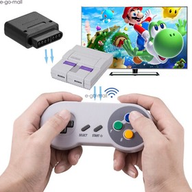 2 PACK SNES Gamepad Receiver for Super Nintendo Entertainment System SFC SNES
