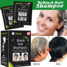 Black Hair Dye Shampoo Natural Herbal Permanent Instant Dye Hair Color Shampoo