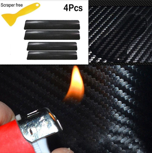 5X Protector Alféizar Cubierta Antiarañazos Placa Puerta Coche Adhesivo Parachoques Tira Anti Arañazos - Imagen 4 de 6