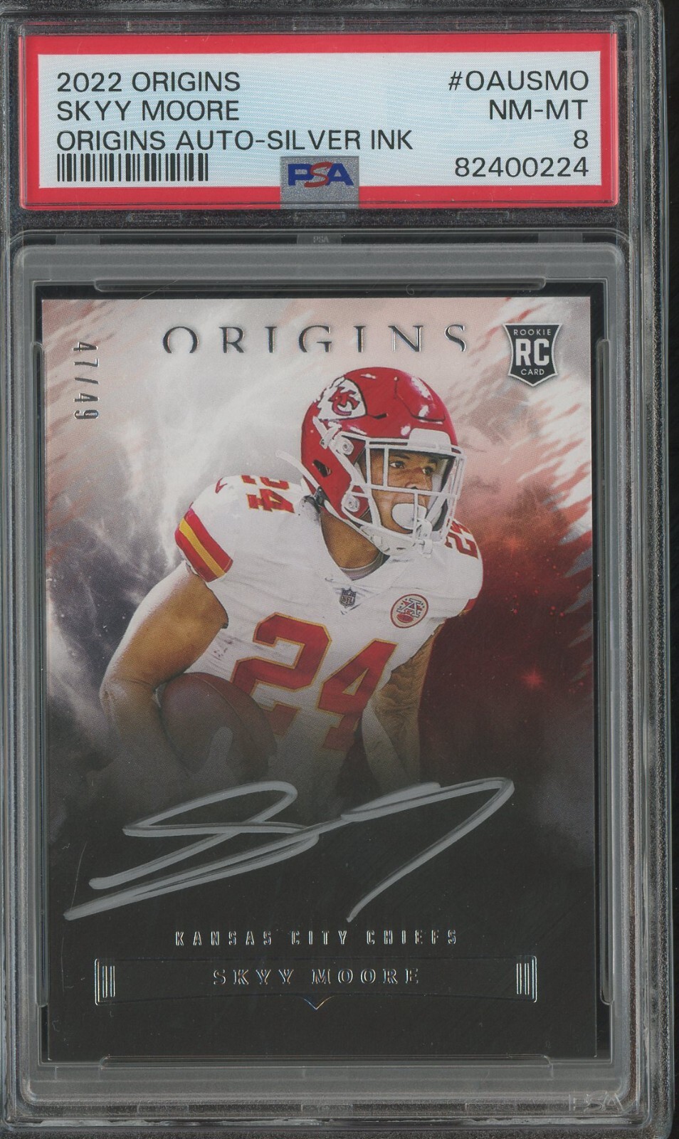 Skyy Moore Panini Origins Origins Autographs #OAUSMO Silver Ink