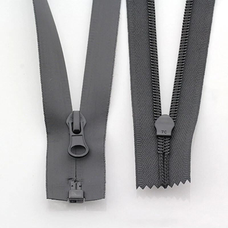 5# Waterproof Nylon Zipper 50-150cm Open End Zip Invisible Zipper Garment Sewing - Image 2 of 4