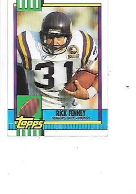 Rick Fenney 1990 Topps Football Card #103 Minnesota Vikings NM