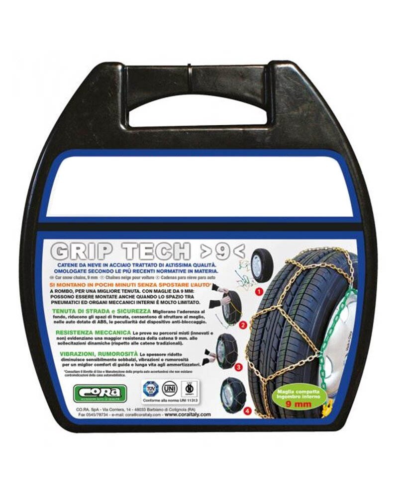 Catene Da Neve Snow Line SL9-50 - 9 Mm, Misura 175/65 R14, Omologate TUV - Foto 4