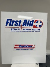 First Aid Industrial Steel Cabinet 150 Person Kit OSHA/ANSI -Compliant Emergency