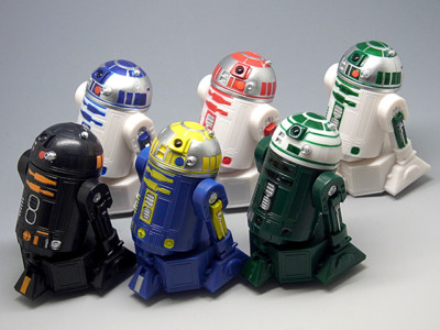 Star Wars Gacha Galaxy Pullback Droid (2015) Brand New Japan Import Toy Set of 6