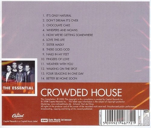 The Essential Crowded House - CD, It's Only Natural, Don't Dream It's Over u.m. - Bild 2 von 2