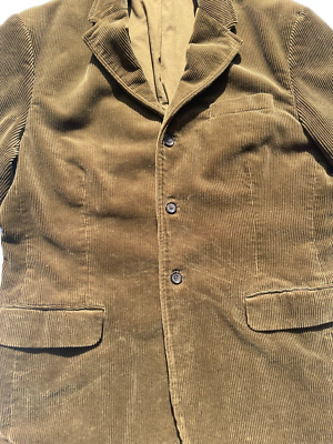 Vtg Polo Ralph Lauren Wide Wale Corduroy Blazer Jacket Men XL