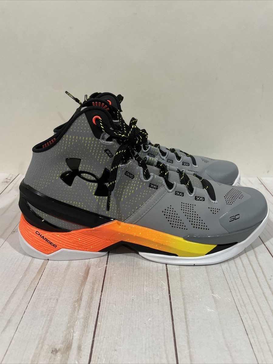 New Men's Under Armour Curry 2 Retro Iron Sharpens Iron