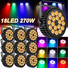 10X270W PAR Lights RGBW 18LED Stage Lighting DJ Disco Party Club Show Light DMX