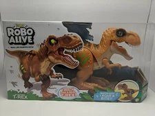 ZURU Robo Alive Attacking T-Rex Robotic Pet Green Dinosaur Toy New In Box
