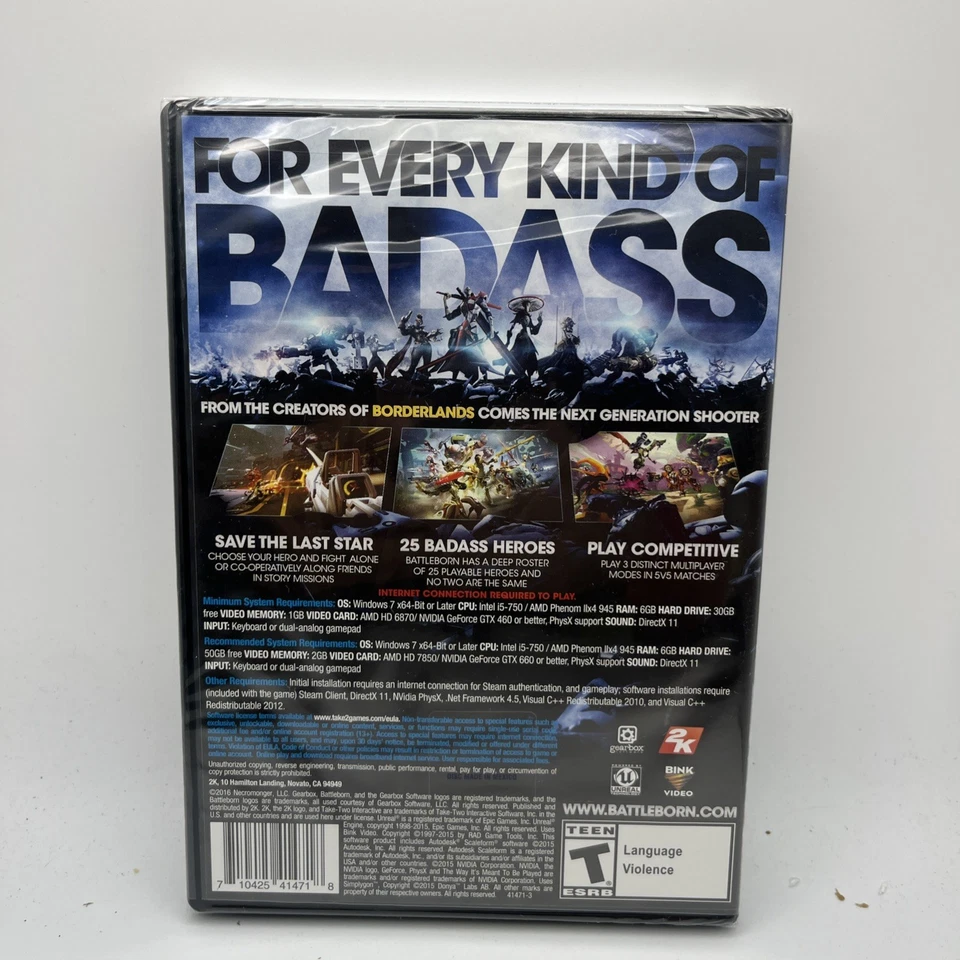 Battleborn (PC, 2016) Nuevo Precintado Foto 2 de 4