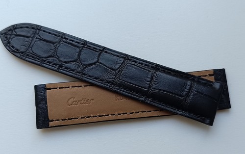 Cartier  19mm/18mm black strap