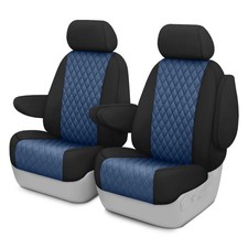 For Nissan Murano 25-26 Diamond Quilted 1st Row Black Blue Custom Seat Covers For Nissan Murano 25-26 Diamond Quilted 1st Row Black Blue Custom Seat Covers