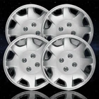 4-pack of 15" Push-on Silver Hubcaps for 1998-2002 Accord - ARFH164