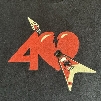 Tom Petty Heartbreakers 2017 40th Anniv. Tour Shirt LARGE Official Double Sided