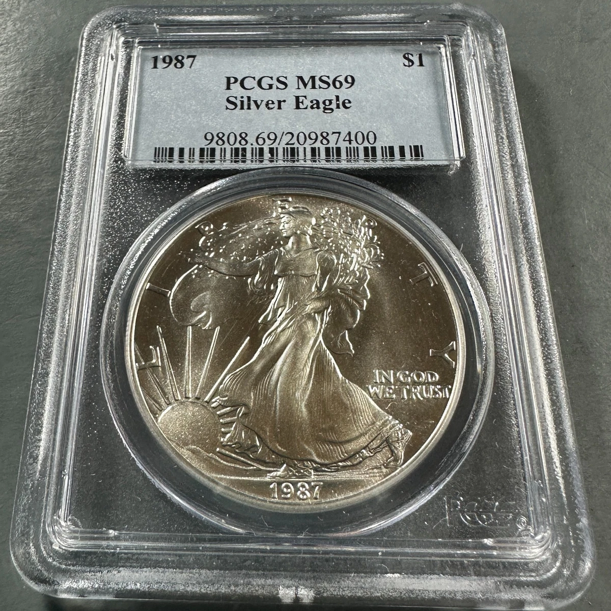 American Eagle PCGS 1987 Silver Bullion Coins for sale | eBay