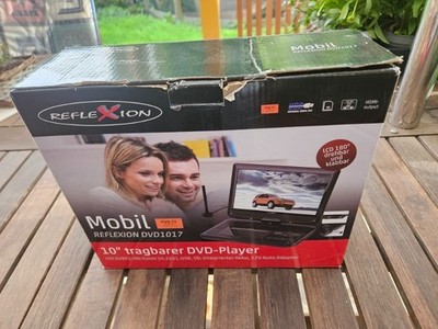 Reflexion DVD1017 DVD-Portable 25 4cm Display 10 Zoll Drehbar Schwarz unbenutzt