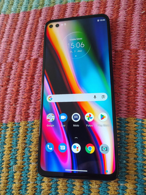 Motorola Moto G 5G Plus - 64GB - Surfing Blue (Ohne Simlock) (Dual-SIM) in OVP