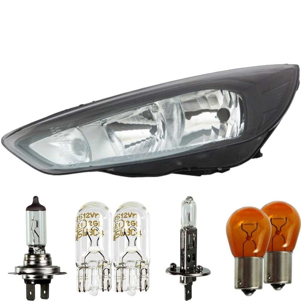 Halogen Scheinwerfer Links H7 FüR Ford Focus III Turnier Stufenheck Inkl. Lampen-image