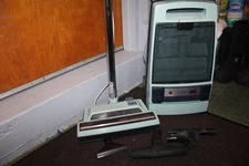 Vintage Hoover Dimension 1000 Canister Vacuum Cleaner s3277-040 Powerbrush