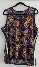 Kerrits Breeze Ice Fil Tank Top Print - XL Equestrian Athletic Breathable 