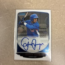 2013 Bowman - Chrome Prospects Autographs Gioskar Amaya #BCP-GA (AU, RC)