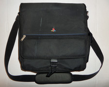 Vintage Sony Playstation PS1 PS2 Official Black Messenger Bag System Carry Case