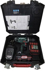 Parkside 20v Cordless Drill Driver Set 2 x2Ah Batteries & Charger + Accessories