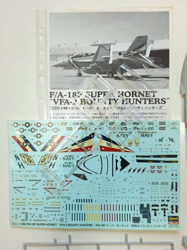 Hasegawa Nº: 09693, F/A-18F Super Hornet VFA-2 Bounty Hunters -ar- - Imagen 4 de 12