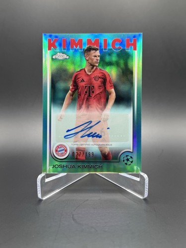 2024-25 Topps Chrome UCC - Joshua Kimmich Teal Refractor Auto 027/199 CA-JK