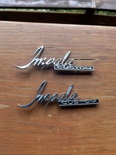1971-1976 Chevy Impala Custom Emblems Pair Brand New Aftermarket