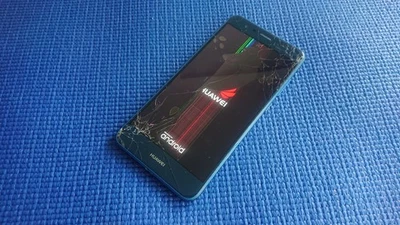 Huawei P10 Lite WASLX1A - 32GB - Blue — Faulty Cracked Screen - Bild 1 von 4