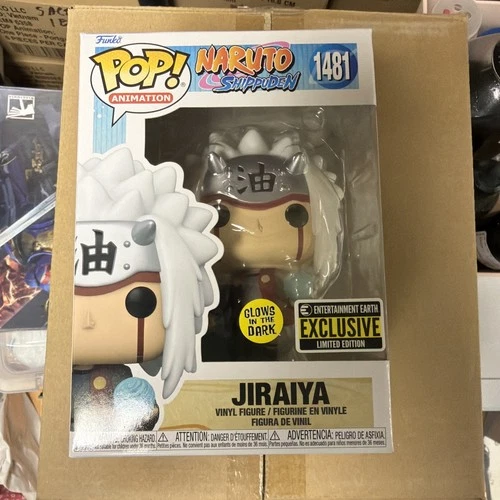 Funko Pop! Naruto Shippuden Jiraiya #1481 GITD Entertainment Earth Exclusive