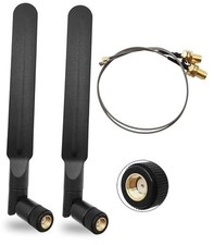 WiFi 6E Antenna Tri-Band 6GHz 5GHz 2.4GHz RP-SMA Male  10in U.FL to RPSMA