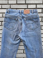 Vtg 80s 90s Made in USA Levi  s Strauss 517 XX Lightwash Faded Denim Jeans 34x32