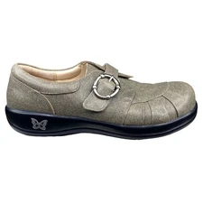 Alegria Women's Khloe Drifted Brown Slip On Buckle Clog Size 42 US 11.5