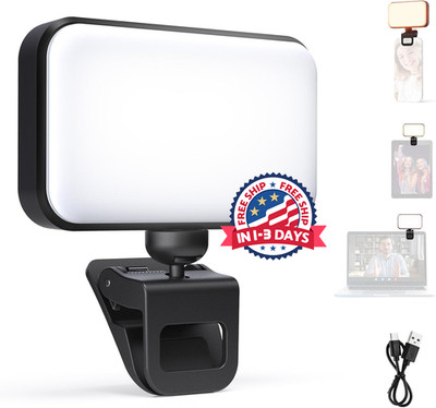 Luz LED para selfies con clip de plástico, versión básica, 54 LED para iPhone