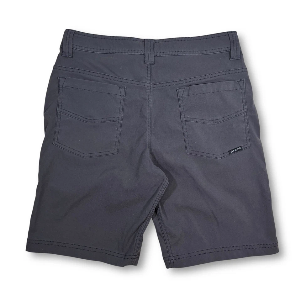 Pantalones Cortos Prana Brion Para Hombre Gris Carbón Rendimiento Elastizados Talla 30x9 Foto 2 de 4