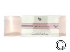 L'ANGE HAIR Le Ceramique 1-Pass Flat Iron Hair Straightener Blush 2434 SEALED